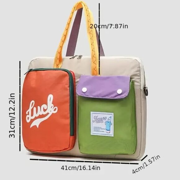 Luck Canvas Laptop Bag - Picture 3 of 3